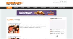Desktop Screenshot of knowwax.com